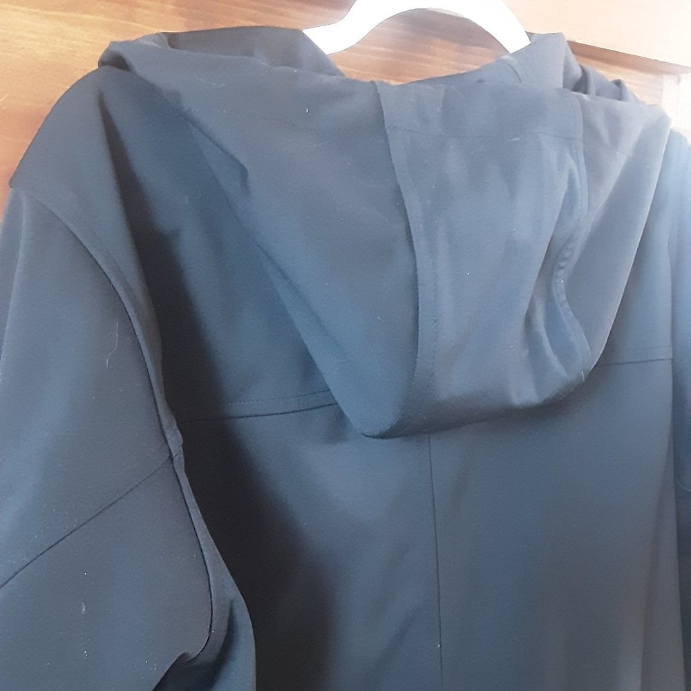 Women's "Columbia" Rose Winds Softshell Hooded Jacket. Size S . Black - Picture 4 of 7